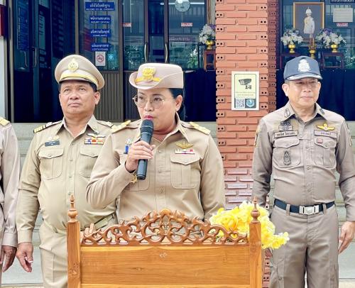 อำเภอหนองม่วง โดยสำนักงานพัฒนาชุมชนอำเภอหนองม่วง เข้าร่วมพิธีเปิด Operation 90 Day ผ่าเเผนยุทธการ 90 วัน พิฆาตยาเสพติด